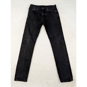 Levi's 512 Slim Tapered Black Men's Jeans 31x32 (act. 30x30) Button 5-Pocket